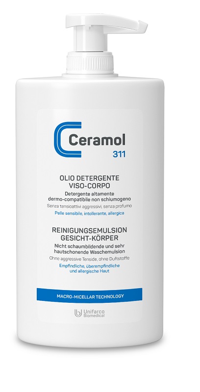 CERAMOL 311 OLIO DETERGENTE VISO/CORPO 400 ML - farmascienza.it