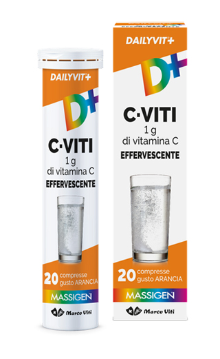 MASSIGEN VITAMINA C 1G EFFERVESCENTE 20 COMPRESSE - farmascienza.it