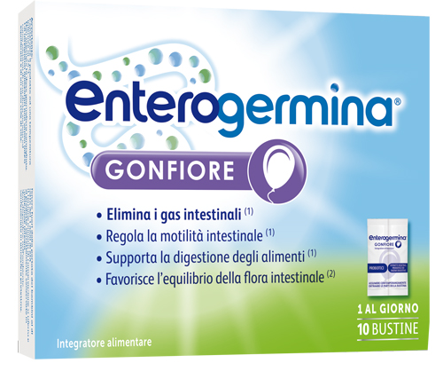 ENTEROGERMINA GONFIORE 10 BUSTINE BIPARTITE - farmascienza.it