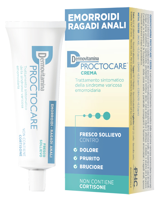 DERMOVITAMINA PROCTOCARE CREMA EMORROIDI RAGADI ANALI 30 ML CON CANNULA - farmascienza.it