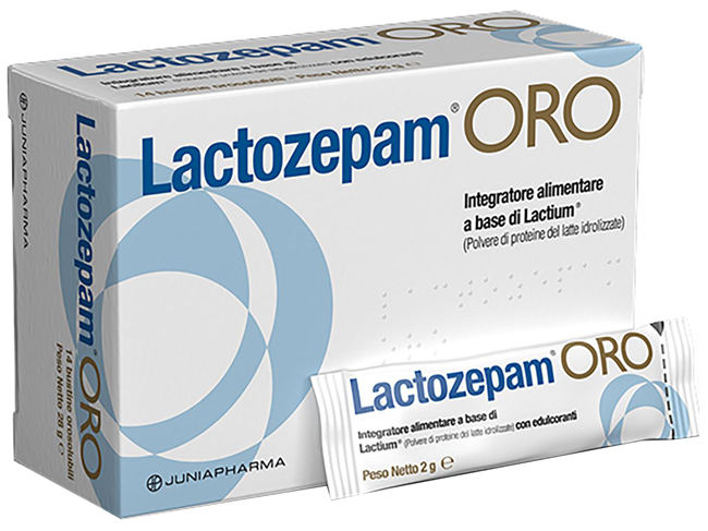 LACTOZEPAM ORO GRANULATO OROSOLIBILE A BASE DI LACTIUM 14 BUSTINE DA 2 G - farmascienza.it