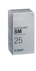 TEST STRIPS PER MISURAZIONE GLICEMIA GLUCOCARD SM 25 PEZZI - farmascienza.it