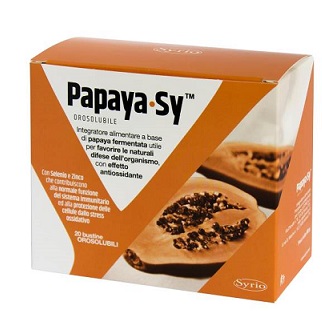 PAPAYA-SY 20 BUSTINE 92 G POLVERE OROSOLUBILE - farmascienza.it