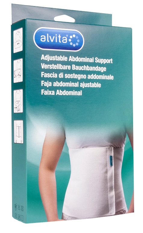 ALVITA FASCIA ADDOMINALE MISURA 1 CIRCONFERENZA 75-95 CM - farmascienza.it