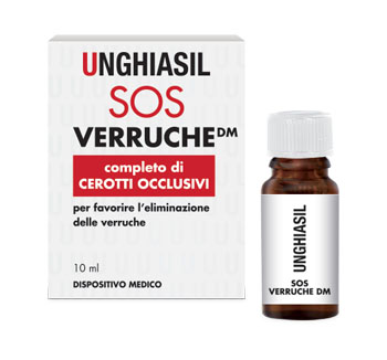 DISPOSITIVO MEDICO PER VERRUCHE IN FLACONE CON PENNELLINO 10 ML + 9 CEROTTI COPRIVERRUCA - farmascienza.it