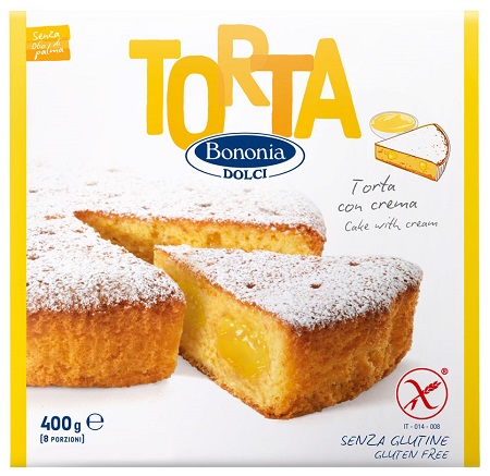 BONONIA TORTA CON CREMA SENZA GLUTINE 400 G - farmascienza.it