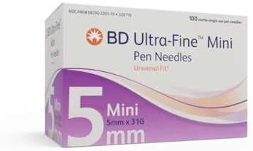 AGO PER PENNA DA INSULINA THINWALL BD GAUGE 31 5 MM 100 PEZZI - farmascienza.it