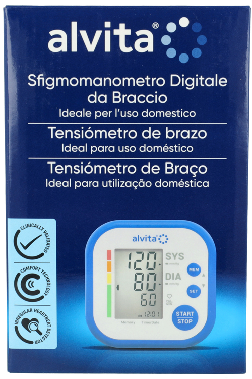 ALVITA SFIGMOMANOMETRO DA BRACCIO AUTOMATICO - farmascienza.it
