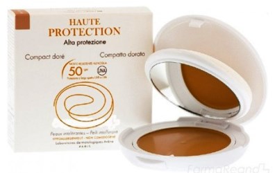 EAU THERMALE AVENE COMPATTO SPF50 DORATO 10 G - farmascienza.it