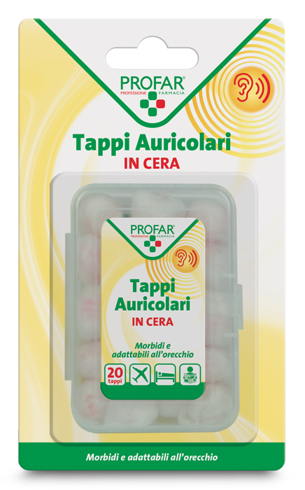 TAPPI AURICOLARI IN CERA 20 PEZZI PROFAR - farmascienza.it