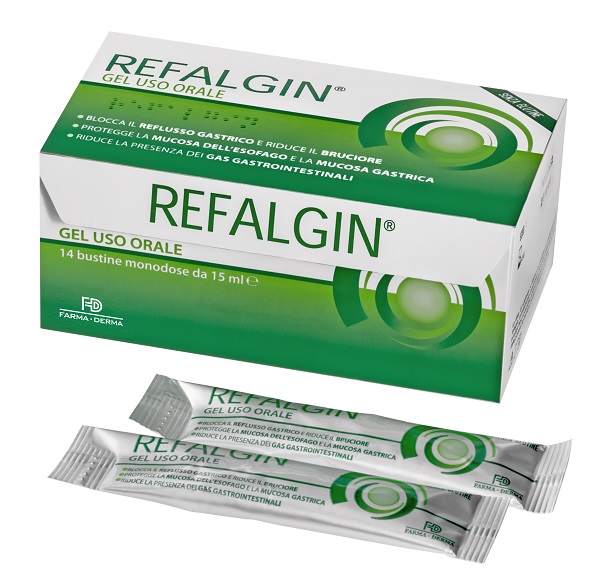 REFALGIN GEL OROSOLUBILE ANTIREFLUSSO 14 BUSTINE 15 ML - farmascienza.it