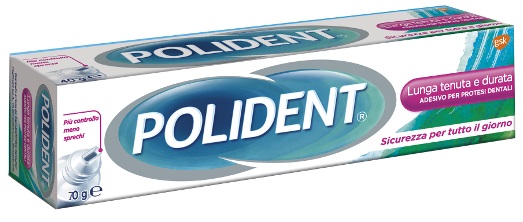 ADESIVO PROTESI DENTALI POLIDENT LUNGA TENUTA 70 G - farmascienza.it