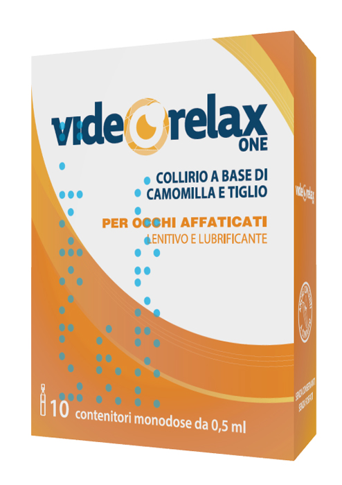 COLLIRIO VIDEORELAX ONE LENITIVO E LUBRIFICANTE OCCHI AFFATICATI 10 CONTENITORI MONODOSE 0,5 ML - farmascienza.it