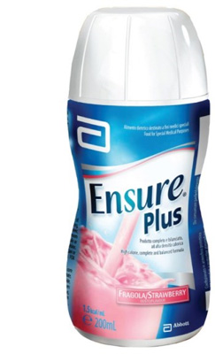 ENSURE PLUS FRAGOLA 4 BOTTIGLE DA 200 ML - farmascienza.it