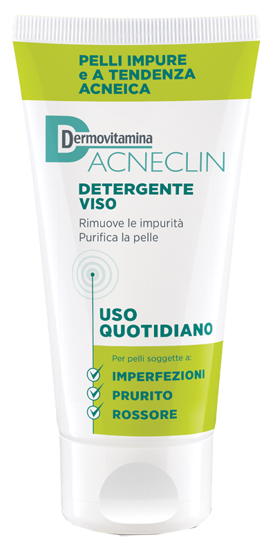 DERMOVITAMINA ACNECLIN DETERGENTE VISO USO QUOTIDIANO 200 ML - farmascienza.it
