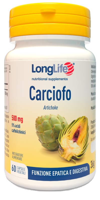 LONGLIFE CARCIOFO 60 CAPSULE VEGETALI - farmascienza.it
