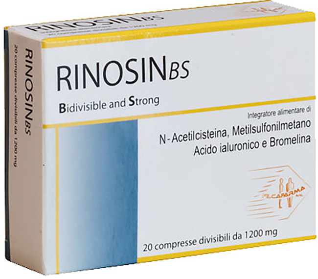 RINOSINBS 20 COMPRESSE DA 1.2 G - farmascienza.it