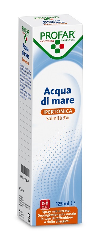 ACQUA DI MARE SPRAY IPERTONICA 3% PROFAR 125 ML - farmascienza.it