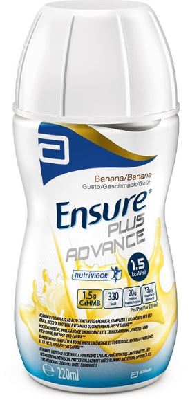 ENSURE PLUS ADVANCE BANANA 4 BOTTIGLIE DA 220 ML - farmascienza.it