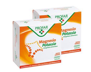 MAGNESIO POTASSIO BIPACCO 40 BUSTE PROFAR - farmascienza.it