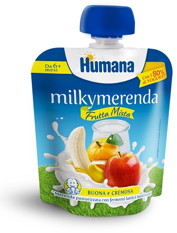 HUMANA MILKYMERENDA FRUTTA 80 G - farmascienza.it