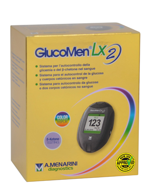 GLUCOMETRO GLICEMIA E CHETONEMIA GLUCOMEN LX2 SET METER - farmascienza.it
