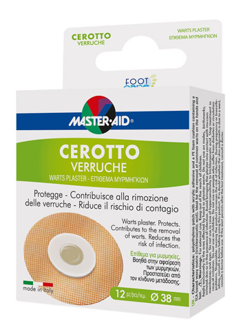 CEROTTO VERRUCHE MASTER-AID FOOT CARE 12 PEZZI - farmascienza.it