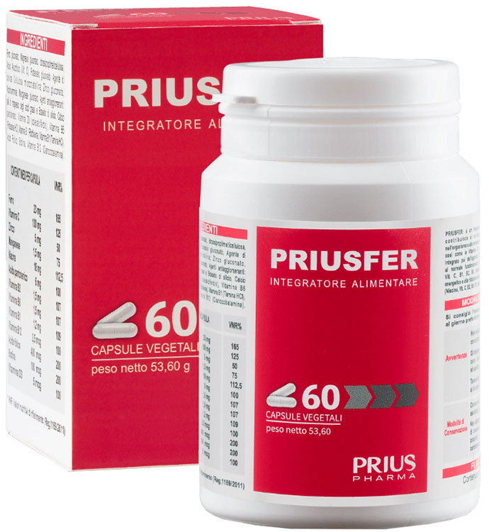 PRIUSFER 60 CAPSULE - farmascienza.it