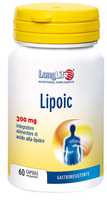 LONGLIFE LIPOIC 300 MG 60 CAPSULE VEGETALI DA 500 MG - farmascienza.it