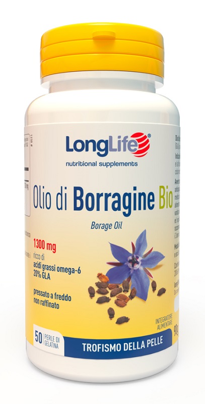 LONGLIFE OLIO BORRAGINE BIO 50 PERLE - farmascienza.it
