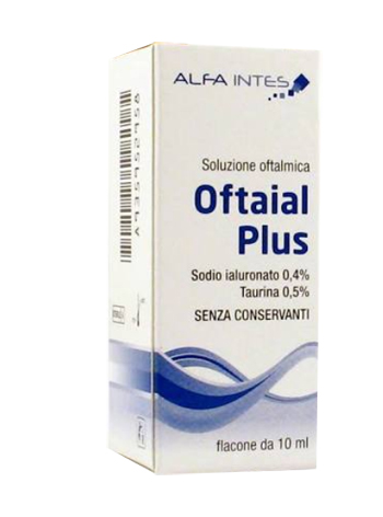 SOLUZIONE OFTALMICA OFTAIAL PLUS ACIDO IALURONICO 0,4% E TAURINA 10ML - farmascienza.it