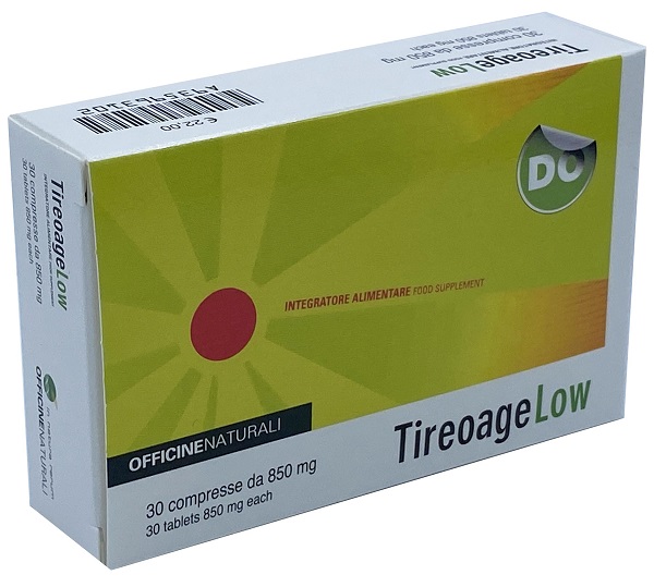 TIREOAGE LOW 30 COMPRESSE 850 MG - farmascienza.it