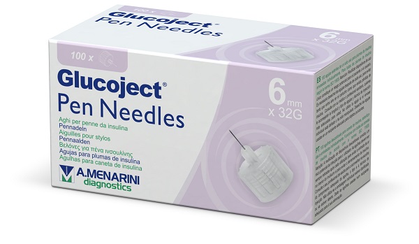 AGO PER PENNA DA INSULINA GLUCOJECT 6 MM GAUGE 32 100 PEZZI - farmascienza.it