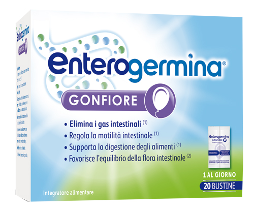ENTEROGERMINA GONFIORE 20 BUSTINE BIPARTITE - farmascienza.it