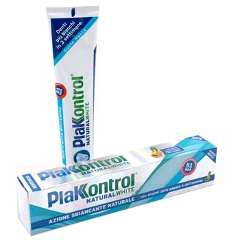 PLAKKONTROL NATURAL WHITE DENTIFRICIO 100 G - farmascienza.it