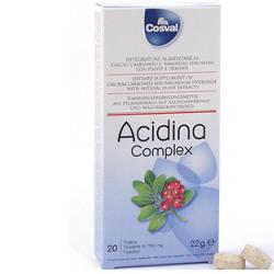 ACIDINA COMPLEX 20 TAVOLETTE - farmascienza.it