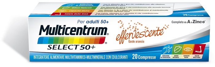 MULTICENTRUM SELECT EFFERVESCENTE 20 COMPRESSE - farmascienza.it