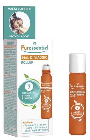 PURESSENTIEL ROLLER MAL DI VIAGGIO 7 OLI ESSENZIALE 5 ML - farmascienza.it
