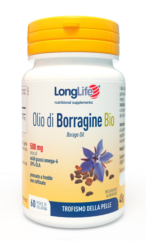 LONGLIFE OLIO BORRAGINE BIO 60 PERLE - farmascienza.it