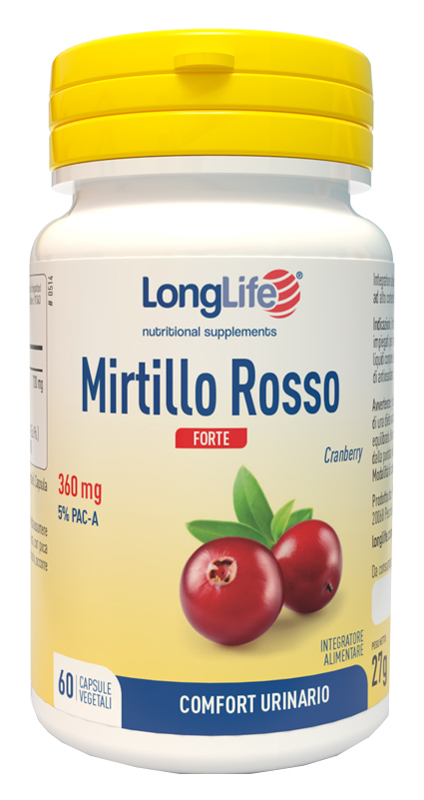 LONGLIFE MIRTILLO ROSSO FORTE 60 CAPSULE - farmascienza.it