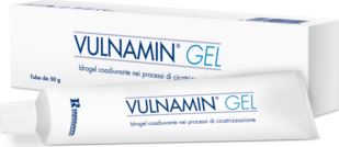 VULNAMIN MEDICAZIONE INTERATTIVA IN GEL A BASE DI AMINOACIDICOSTITUTIVI DEL COLLAGENE E SODIO JALURONATO TUBO 50 G - farmascienza.it