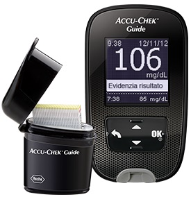 KIT GLUCOMETRO ACCU-CHEK GUIDE MG/DL + PUNGIDITO FASTCLIX - farmascienza.it