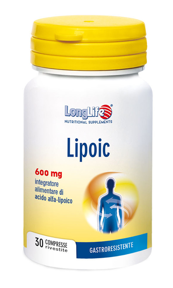 LONGLIFE LIPOIC 600 MG 30 COMPRESSE RIVESTITE DA 870 MG - farmascienza.it