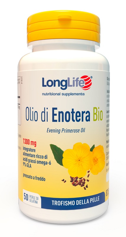 LONGLIFE OLIO ENOTERA BIO 1300 MG 50 PERLE - farmascienza.it