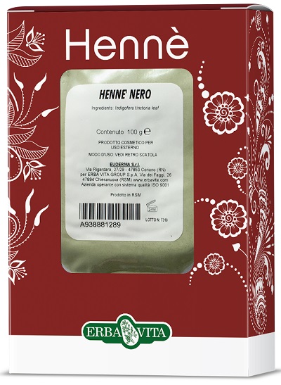 HENNE COLORANTE CAPELLI NERO 100 G - farmascienza.it