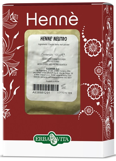 HENNE COLORANTE CAPELLI NEUTRO 100 G - farmascienza.it
