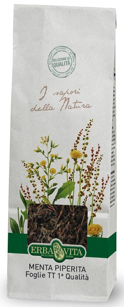 MENTA PIPERITA TAGLIO TISANA PRIMA QUALITA' FOGLIE 100 G - farmascienza.it