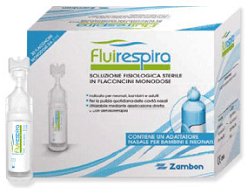 FLUIRESPIRA SOLUZIONE FISIOLOGICA STERILE 30 FLACONCINI MONODOSE DA 5ML - farmascienza.it