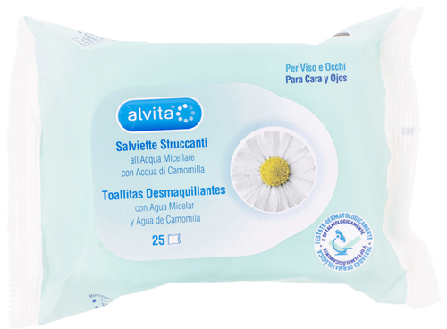 ALVITA SALVIETTE STRUCCANTI 25 PEZZI - farmascienza.it