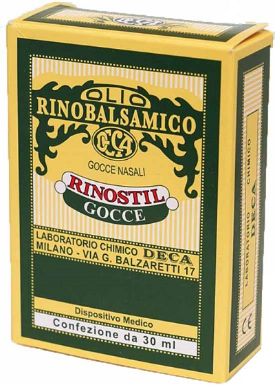 RINOSTIL GOCCE NASALI FLACONE 30ML OLIO RINOBALSAMICO PER LAPROTEZIONE DELLA MUCOSA NASALE E LA PULIZIA DELLE FOSSE NASALI - farmascienza.it